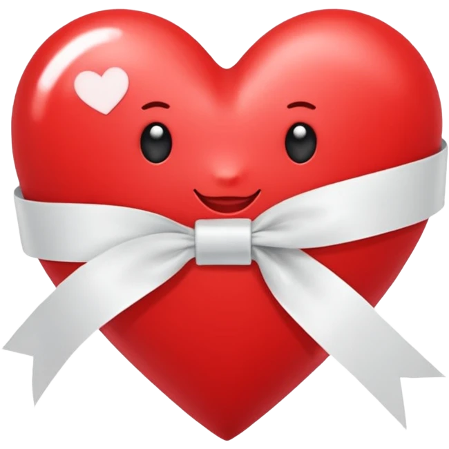 Heart with the words will you be my valentine in it for a best friend emoji