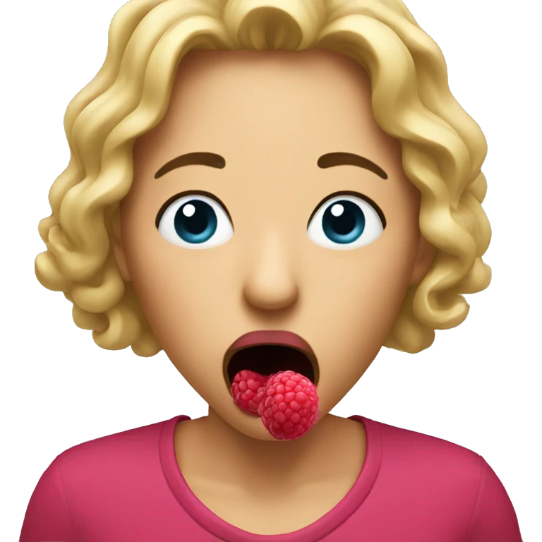 blowing raspberries  emoji
