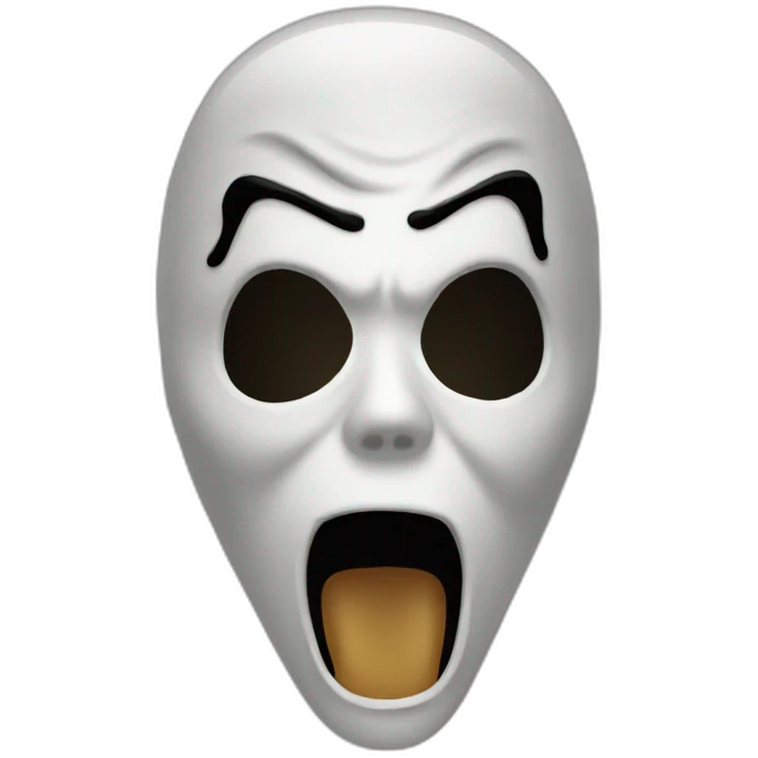 scream mask emoji
