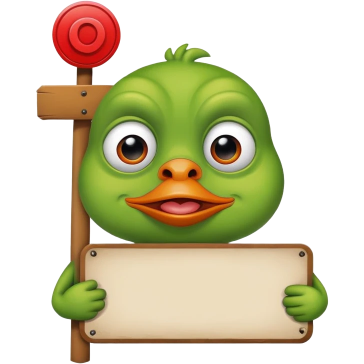 pepe with  sign porcodio emoji
