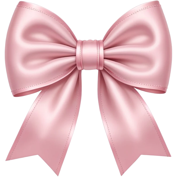 Light pink bow emoji