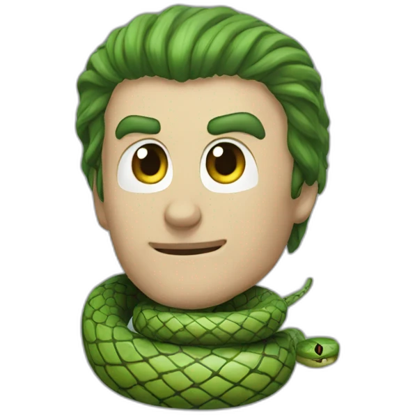 super-hero-snake emoji