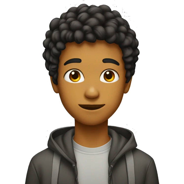 a 13year old boy, slim emoji