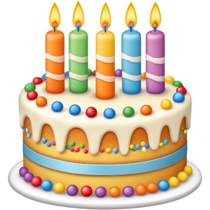 Gâteau d'anniversaire emoji