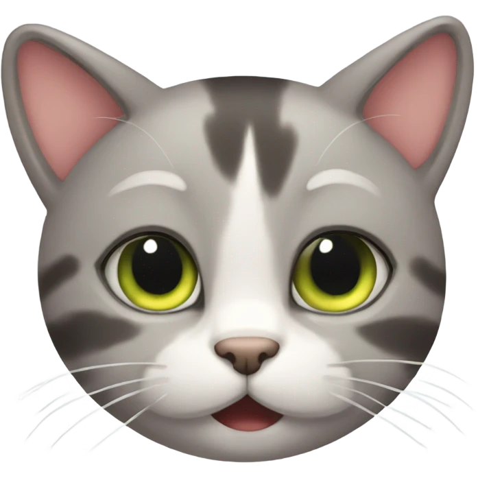 Cat blushing emoji