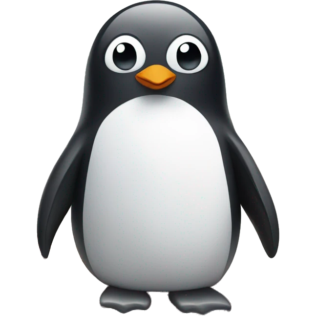 Penguin on surfboard  emoji