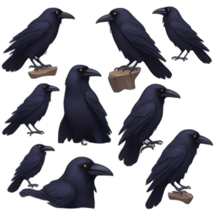 Raven  emoji