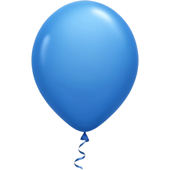 balão azul emoji