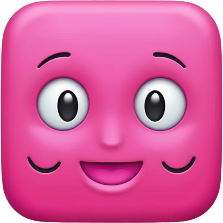 Strong pink emoji