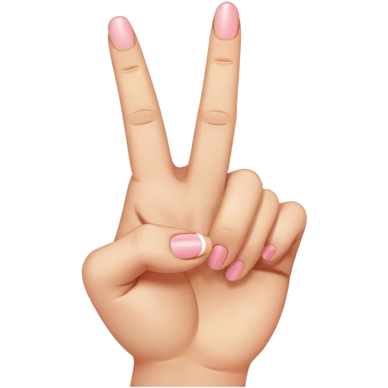 middle finger with bow emoji