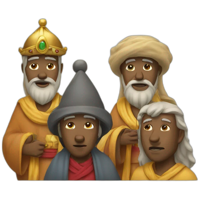three wise men emoji