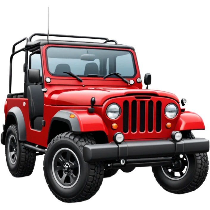 Mahindra thar emoji