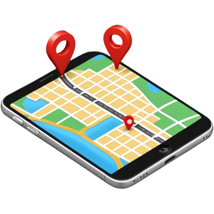 GPS map emoji