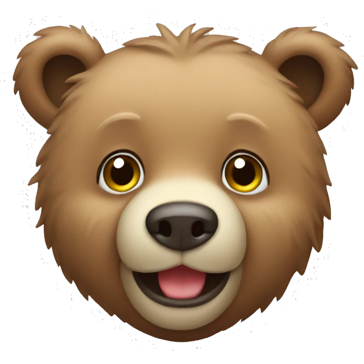 A cute bear emoji