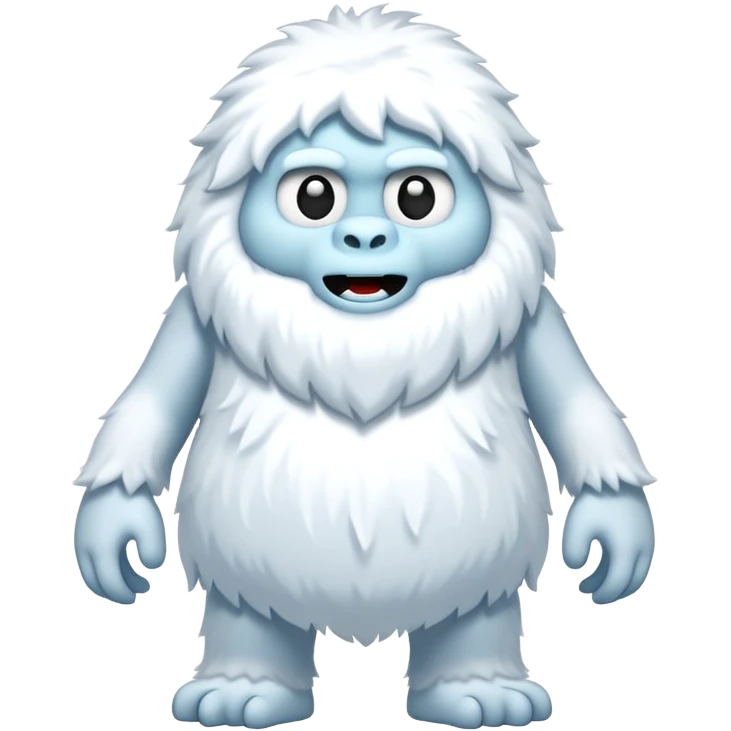 Snow yeti emoji