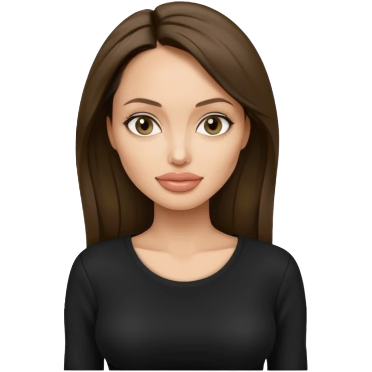 Angelina Jolie up to the waist emoji