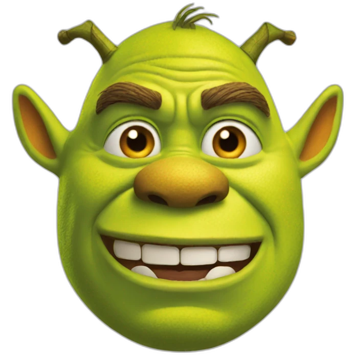 shrek orange emoji