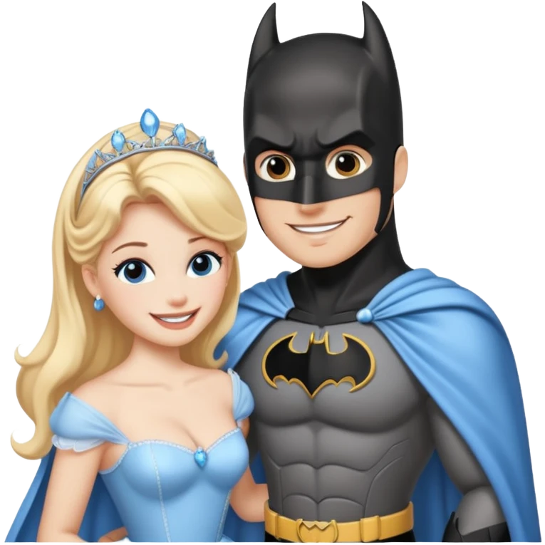 ازدواج بتمن و سیندرلا  emoji