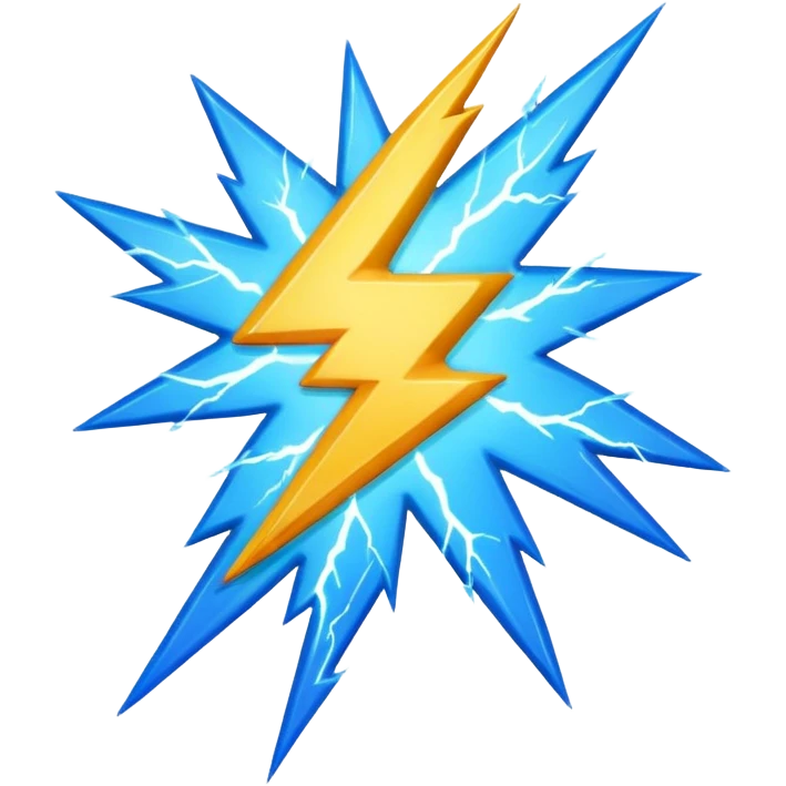 Lightning emoji