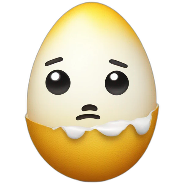 Bad Egg with face emoji