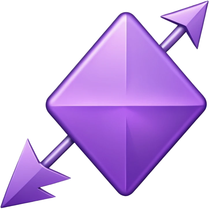 seta para direita roxa emoji