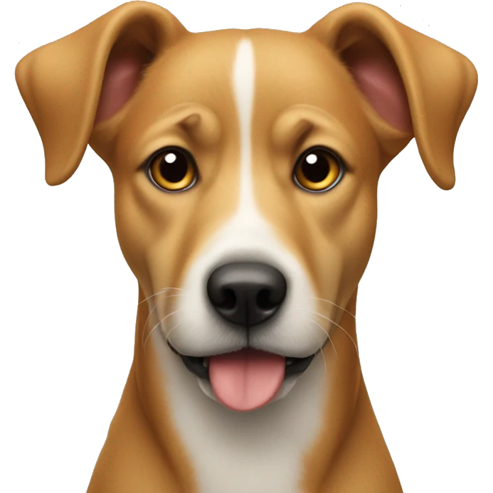 Hund mit Schwert auf dem Kopf emoji