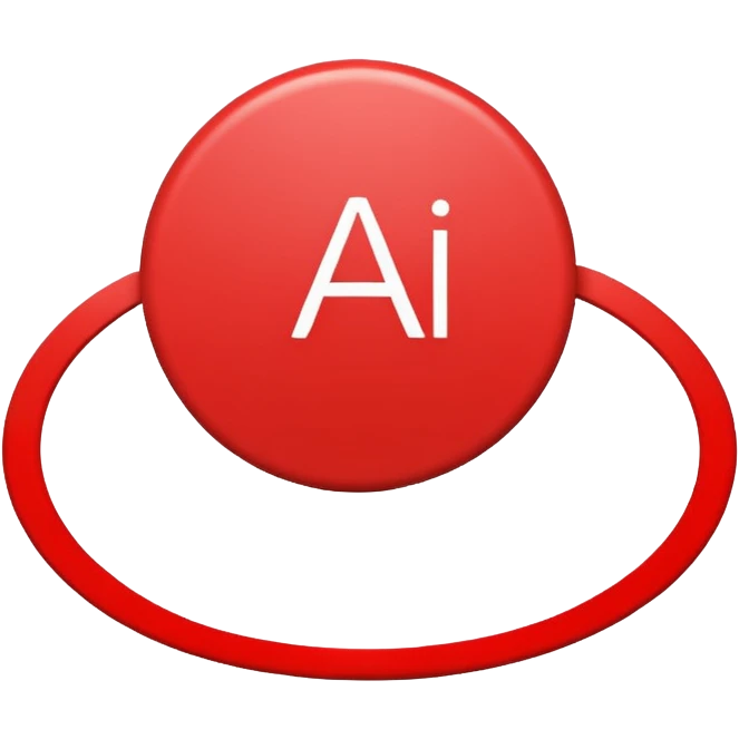 sign with a circle and a line through it with "AI" in the middle emoji