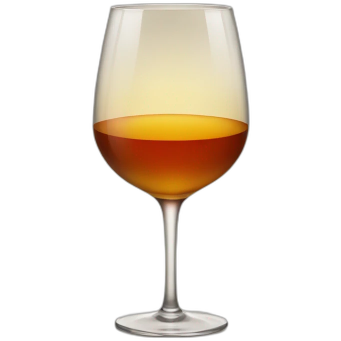 amber wine glass emoji
