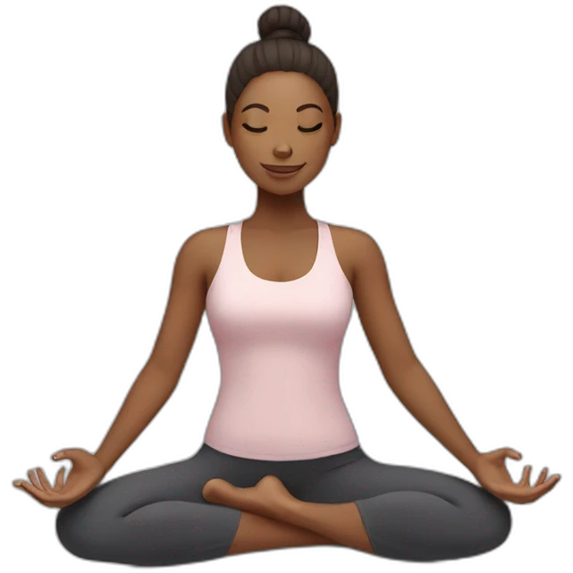Yoga girl emoji