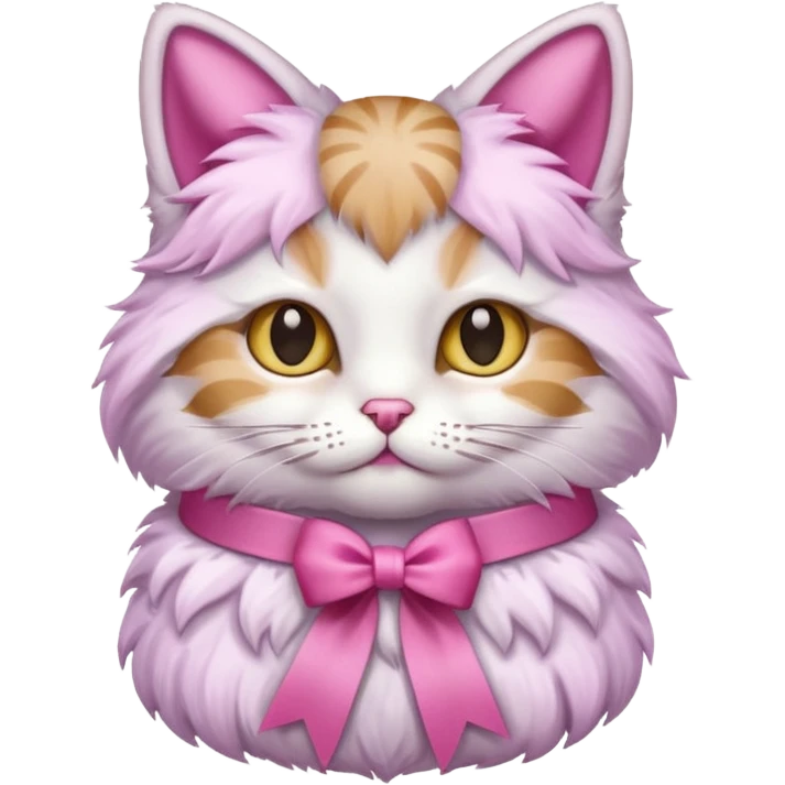 Cat Wearing ribbon  emoji