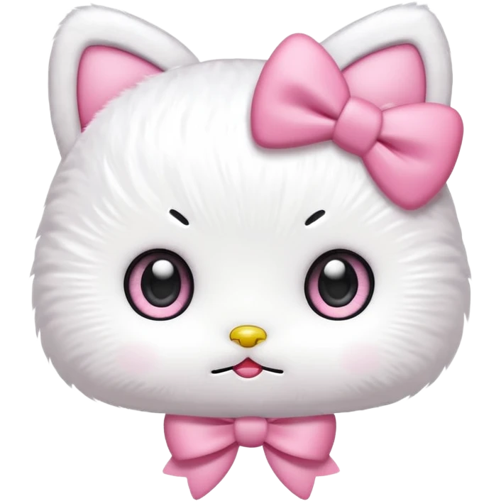 Hello kitty cartoon emoji