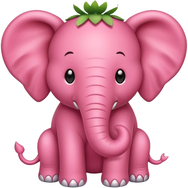 Strawberry Elephant emoji