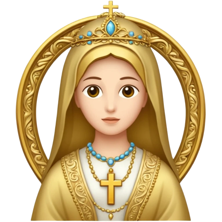 Ave maria dourada emoji