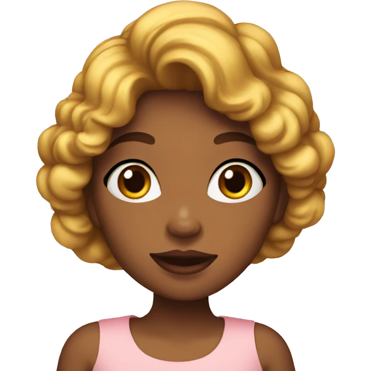 Fille coquette emoji