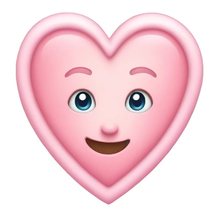 Pastel heart emoji
