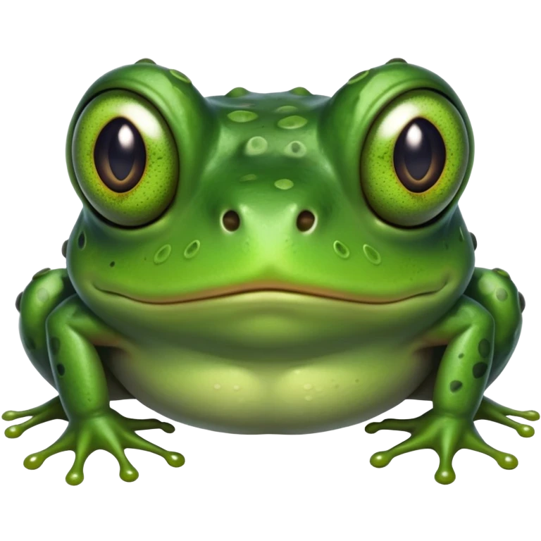 Ugly frog emoji