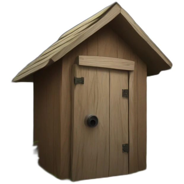 bear outhouse woods emoji