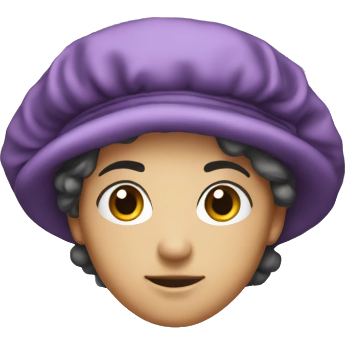 purple bonnet by its self emoji