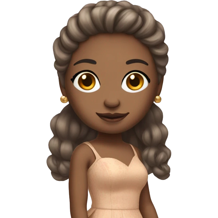 Dress-up doll emoji