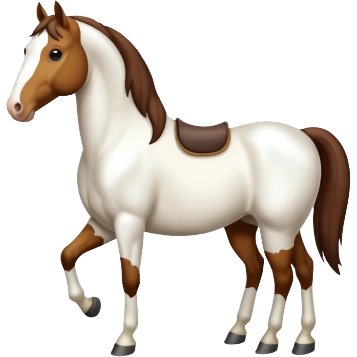 strakatý kůň  emoji