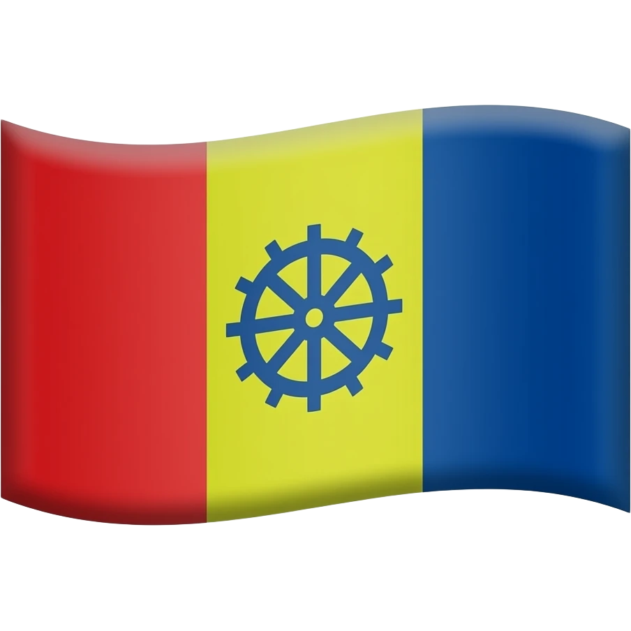Creame la bandera gitana romani emoji