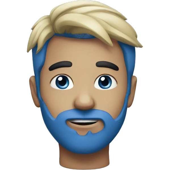 Blue emoji