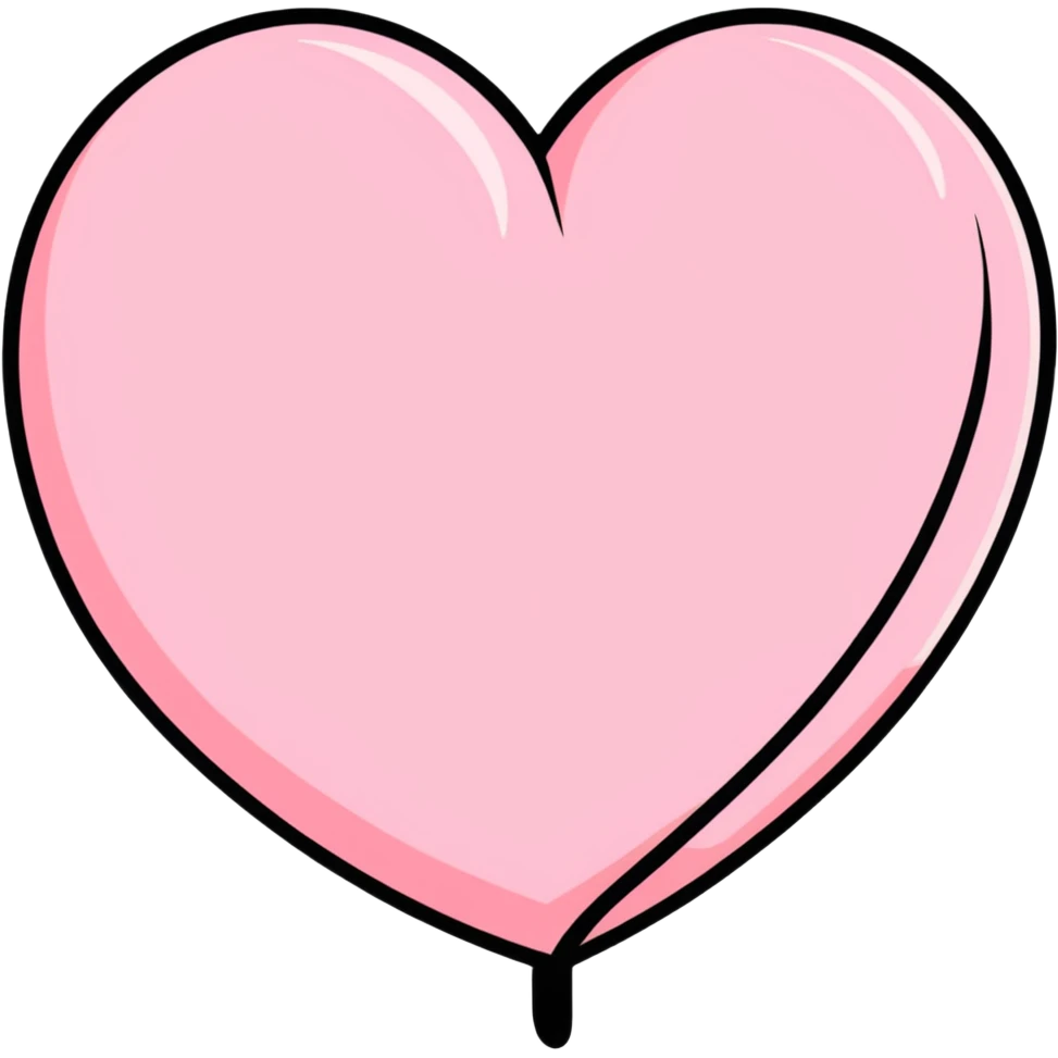 Pink heart  emoji