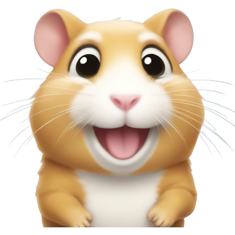 Hamster smiling emoji
