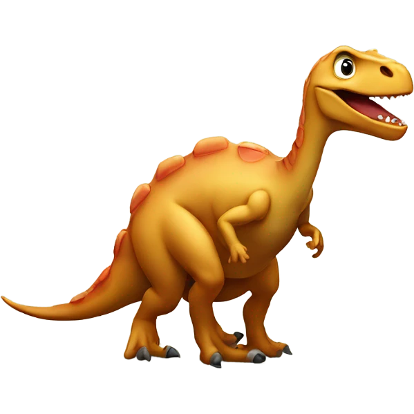 Dinosaur in the top of chicken  emoji