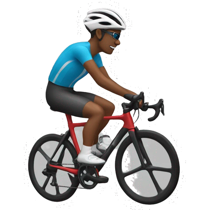 road bike rider emoji