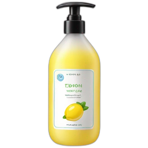 shampoo + lemon emoji