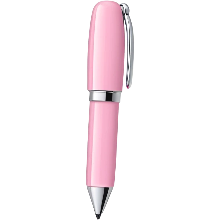 Light pink pen emoji
