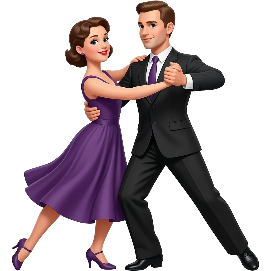 danse couple europens 50 ANS MODERNE emoji