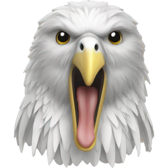 Aigle méchant emoji